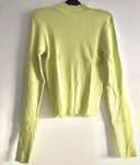 Camisola canelada amarelo fluorescente berskha