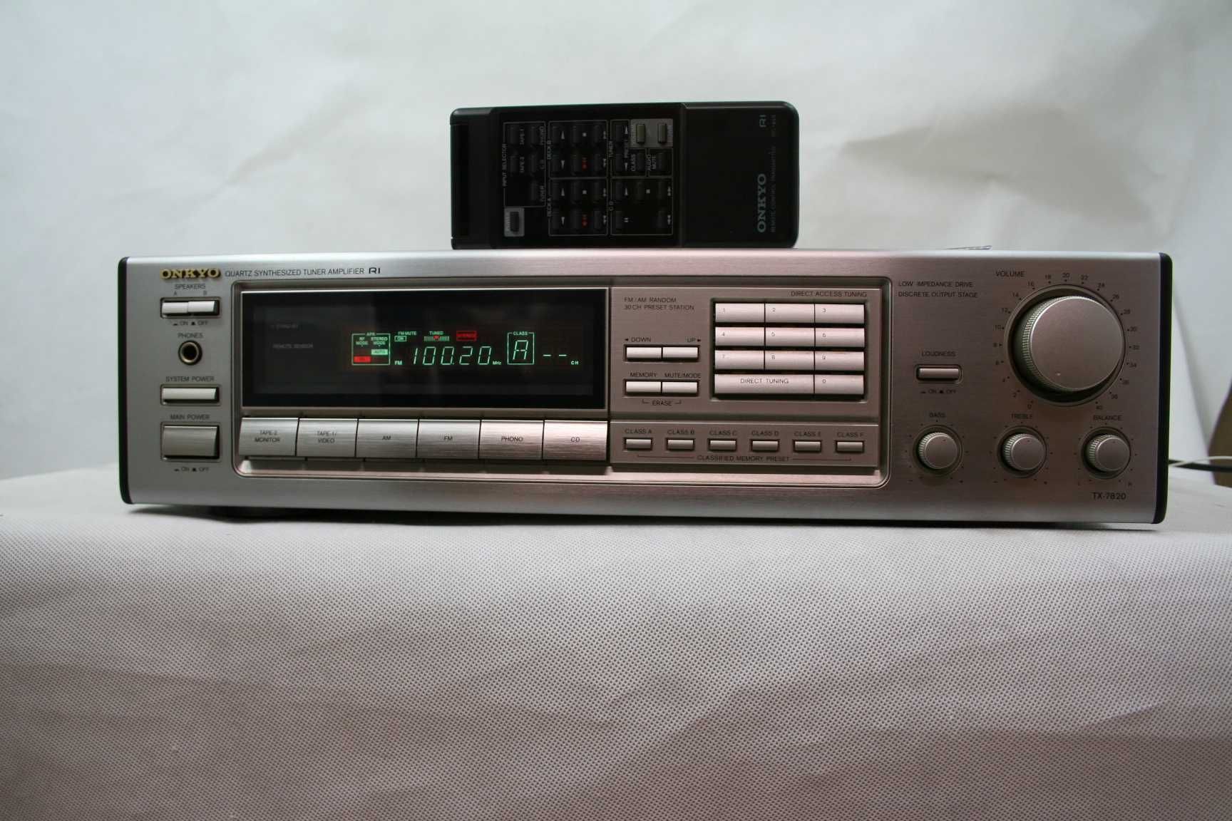 Amplituner ONKYO TX-7820 |2x50W|PILOT|INSTRUKCJA