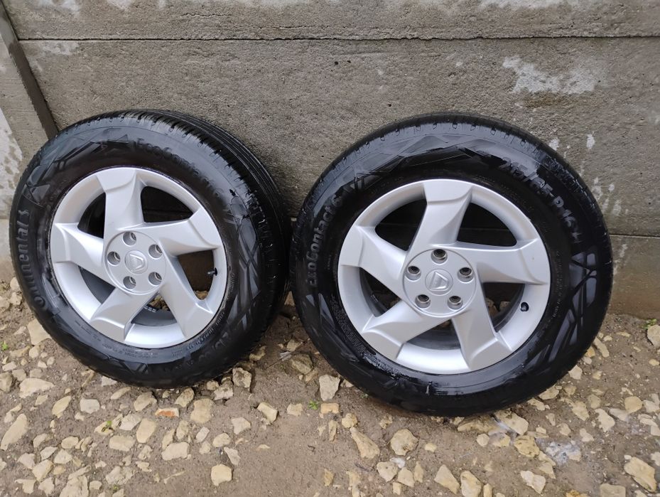 Alufelgi Dacia Duster 5x114.3 Continental EcoContact 6 215/65R16