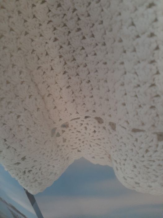 Blusa "vestido"em croche  mango