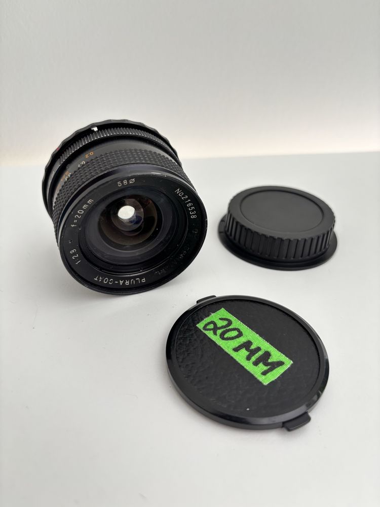 Spiratone 28 mm 2.8 Nikkor AI+ adaptador Andoer Nikkor - EOS