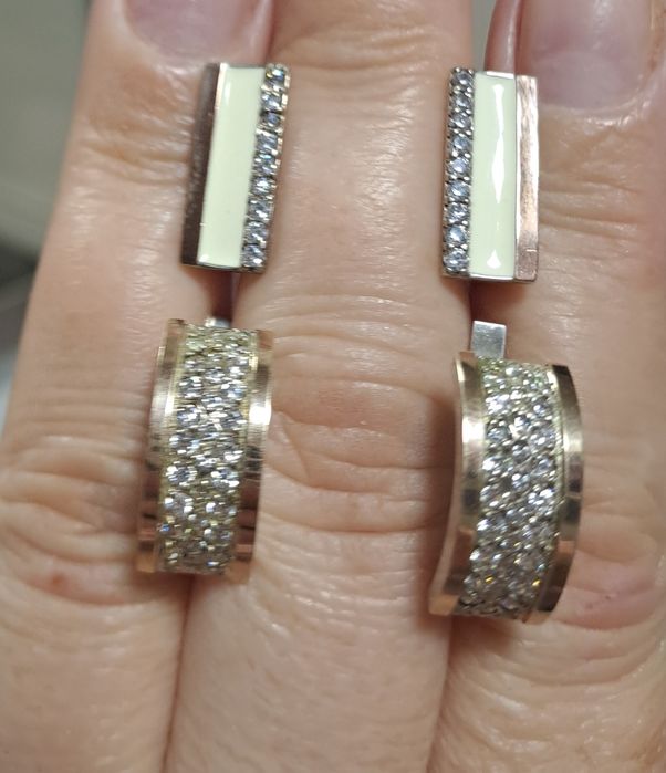 Продам серги ,серебро