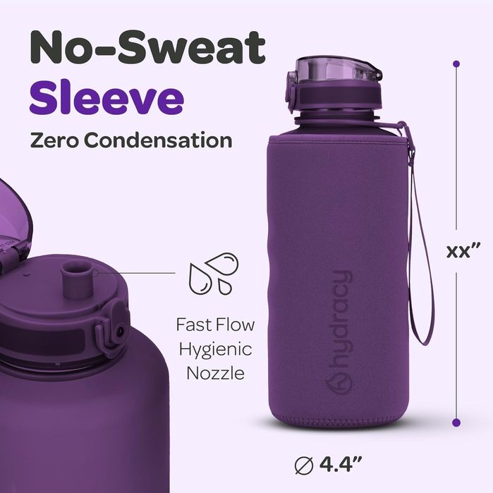 Hydracy Butelka na wodę z podziałką czasową 2l bez BPA