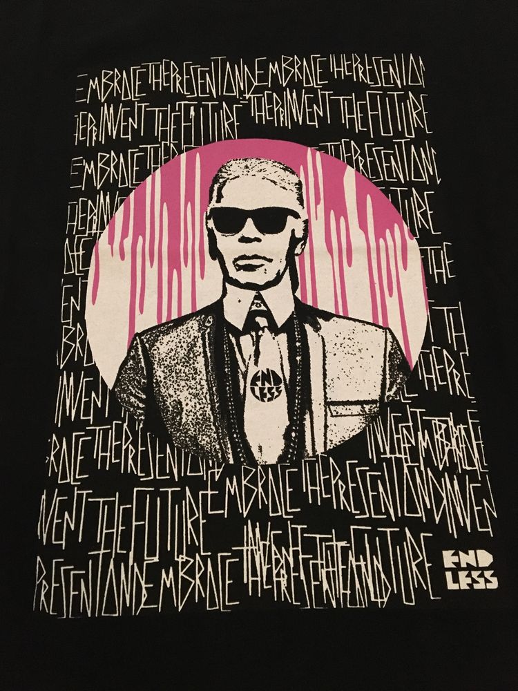 Karl damska  koszulka T-shirt czarny roz XL
