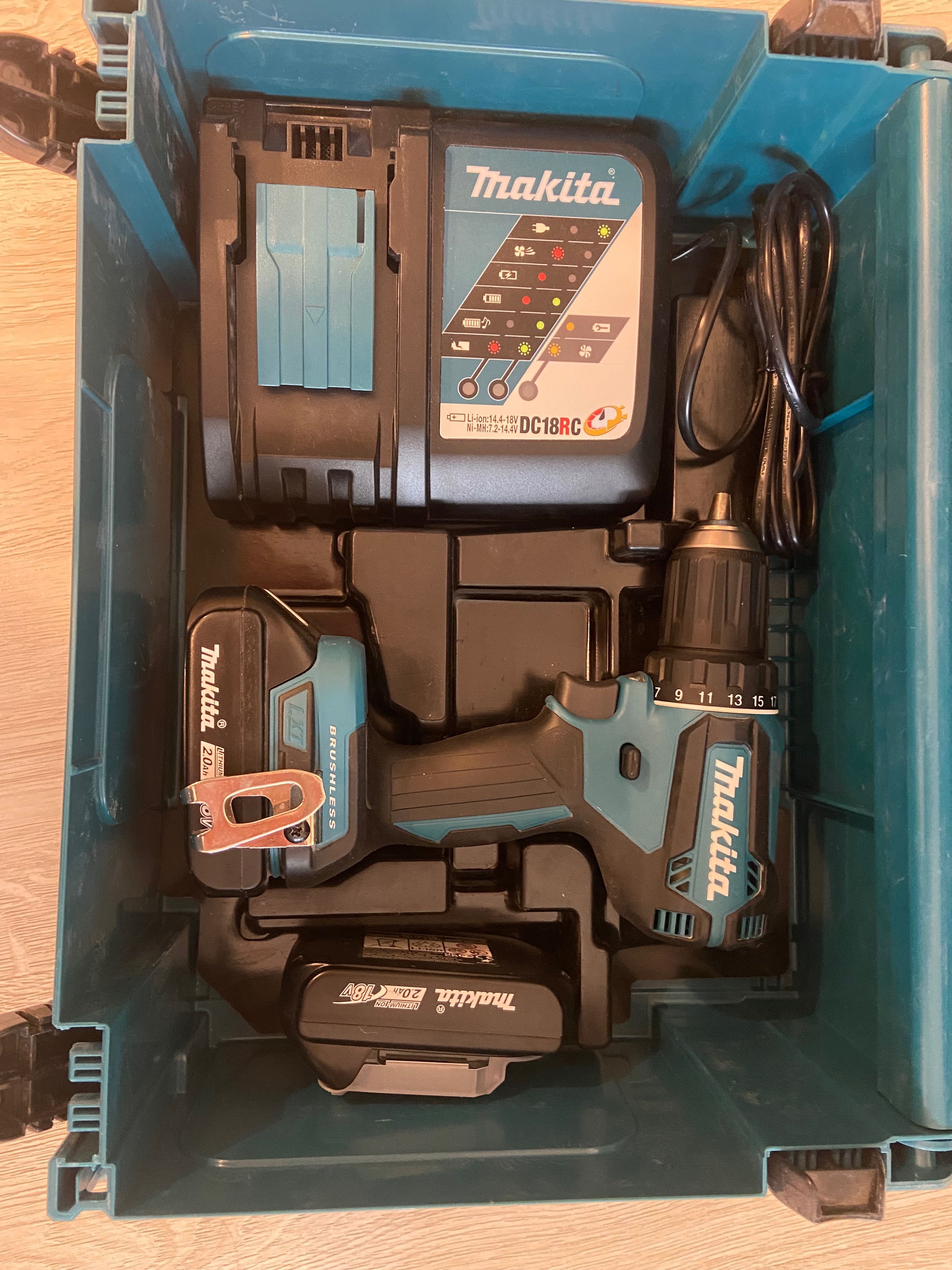 Makita DDF485RAJ Aku Wiertarko - wkrętarka 50Nm (2x2,0Ah/18V) Makpac
