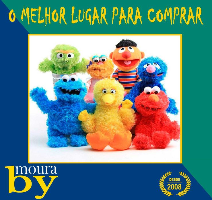 Peluche da Serie Rua Sésamo Monstro das bolacha