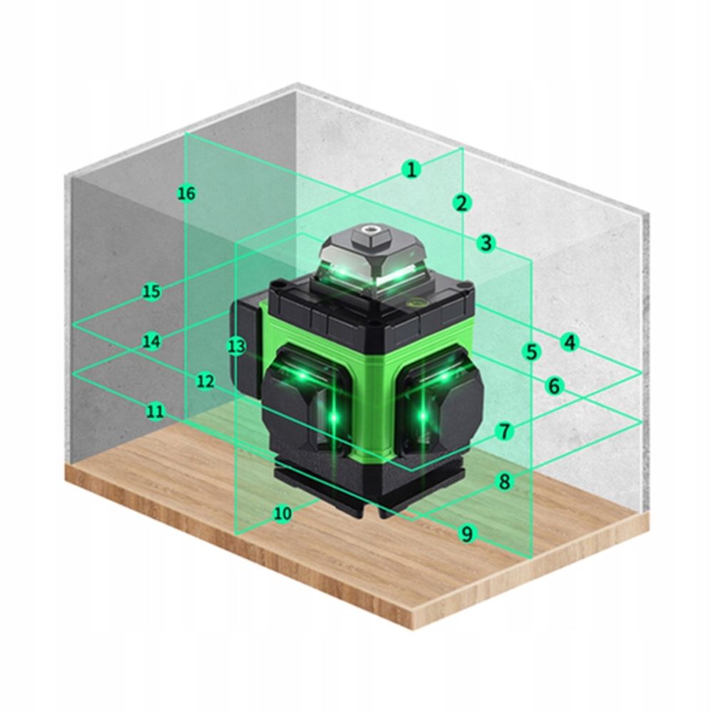 LASER KRZYZOWY mega zestaw nowy