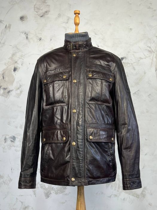 Belstaff кожаная куртка