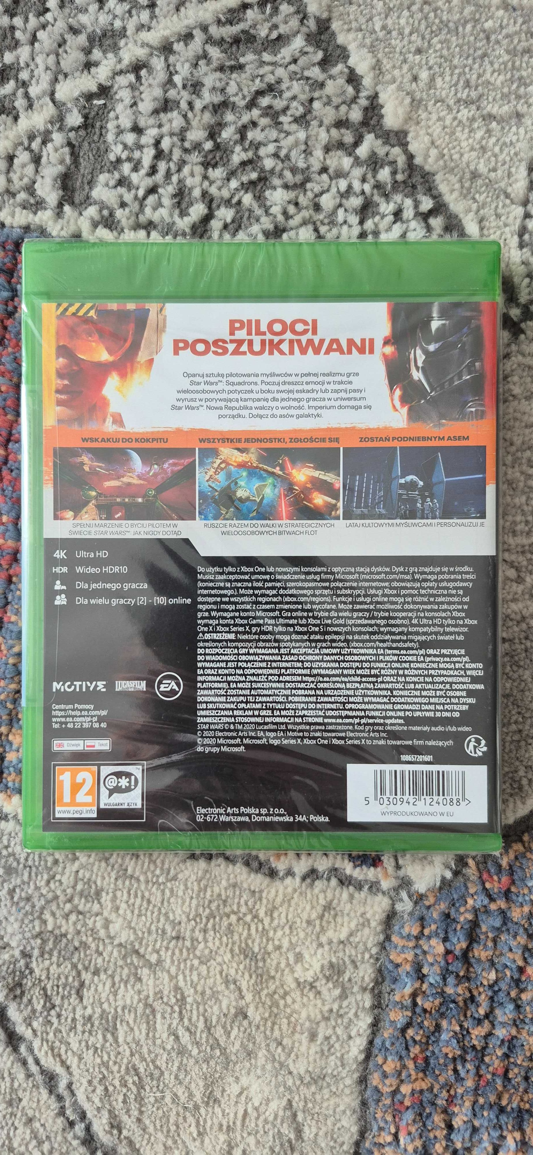 Star Wars: Squadrons Xbox One Series X XOne XSX PL NOWA FOLIA