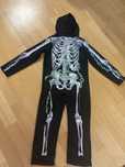 Stroj karnawałowy, andrzejkowy,hallowen Szkieletor Kosciotrup 98/104