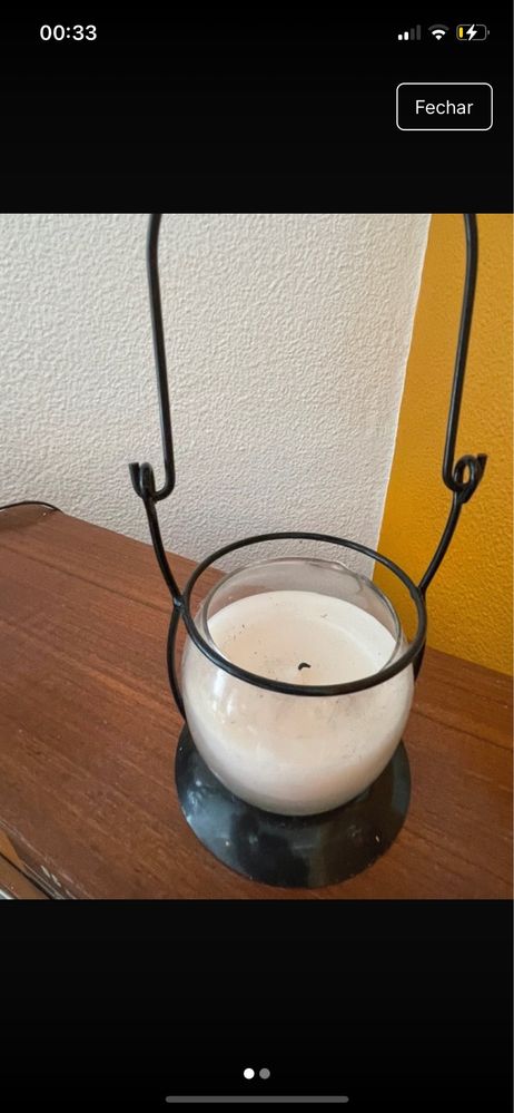 Conjunto de objetos de decoração