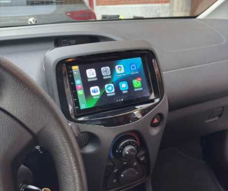 Rádio 7" Android 15 Toyota Aygo CItroen C1 Peugeot 108 Carplay 4/64GB