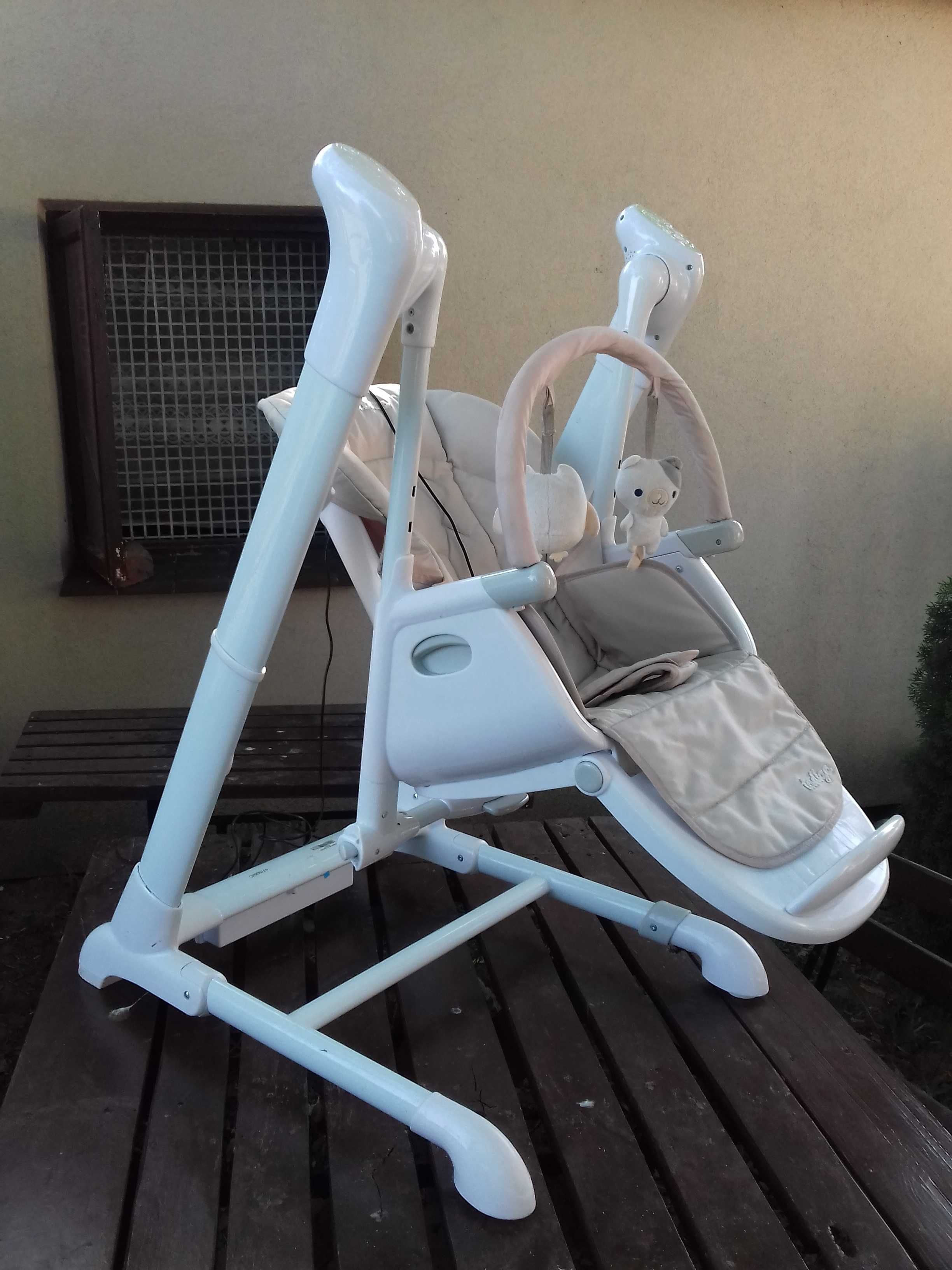 Krzesło do karmienia i huśtawka 2w1 Caretero Indigo