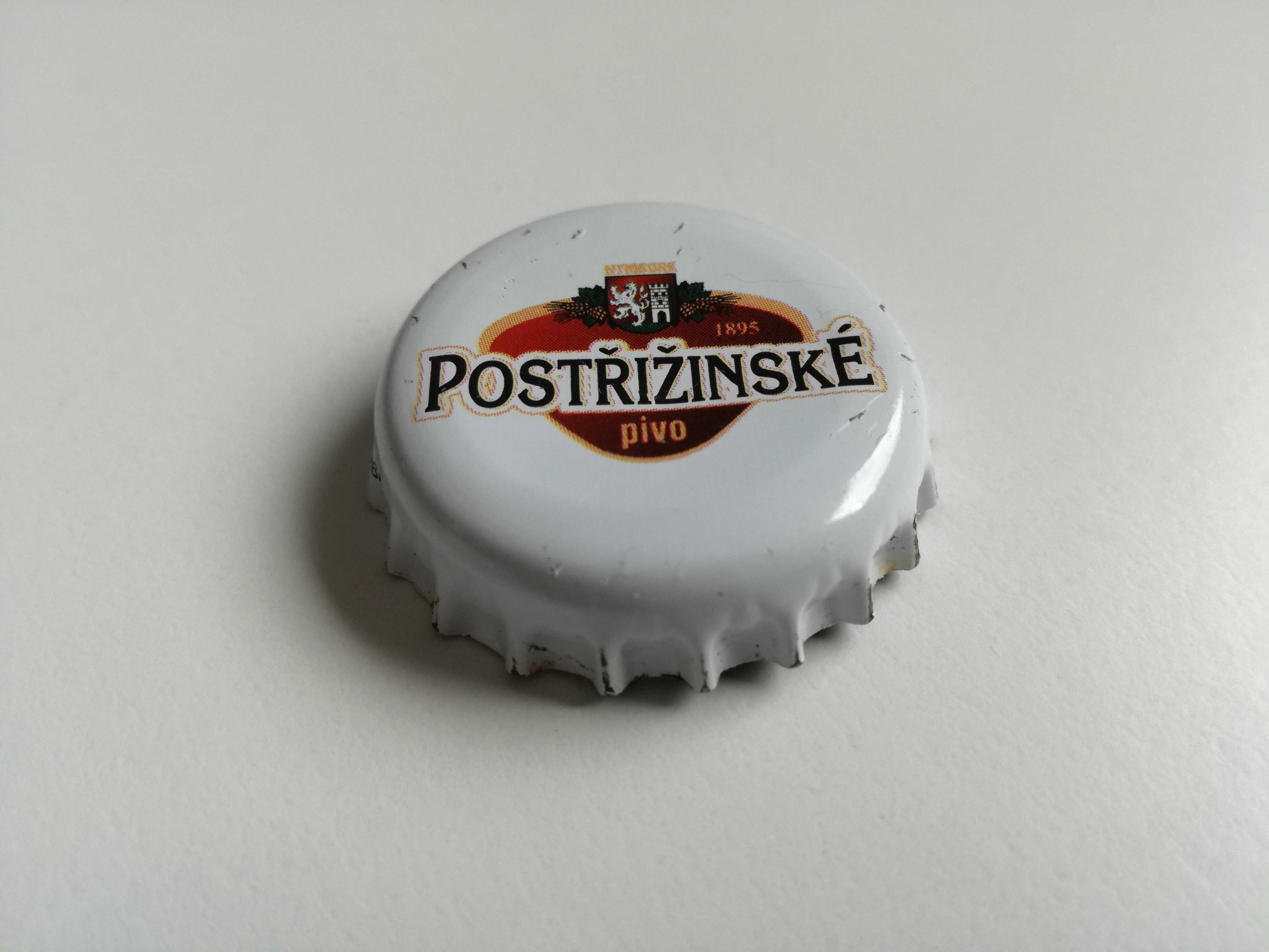 Kapsel od czeskiego piwa Postrizinske