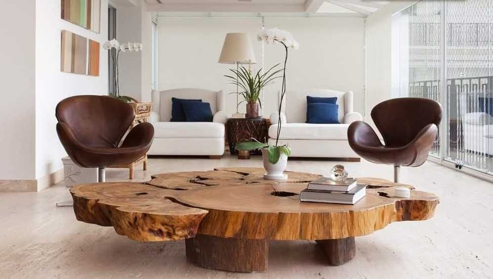 Stół drewniany blat monolit plaster Suar 160cm