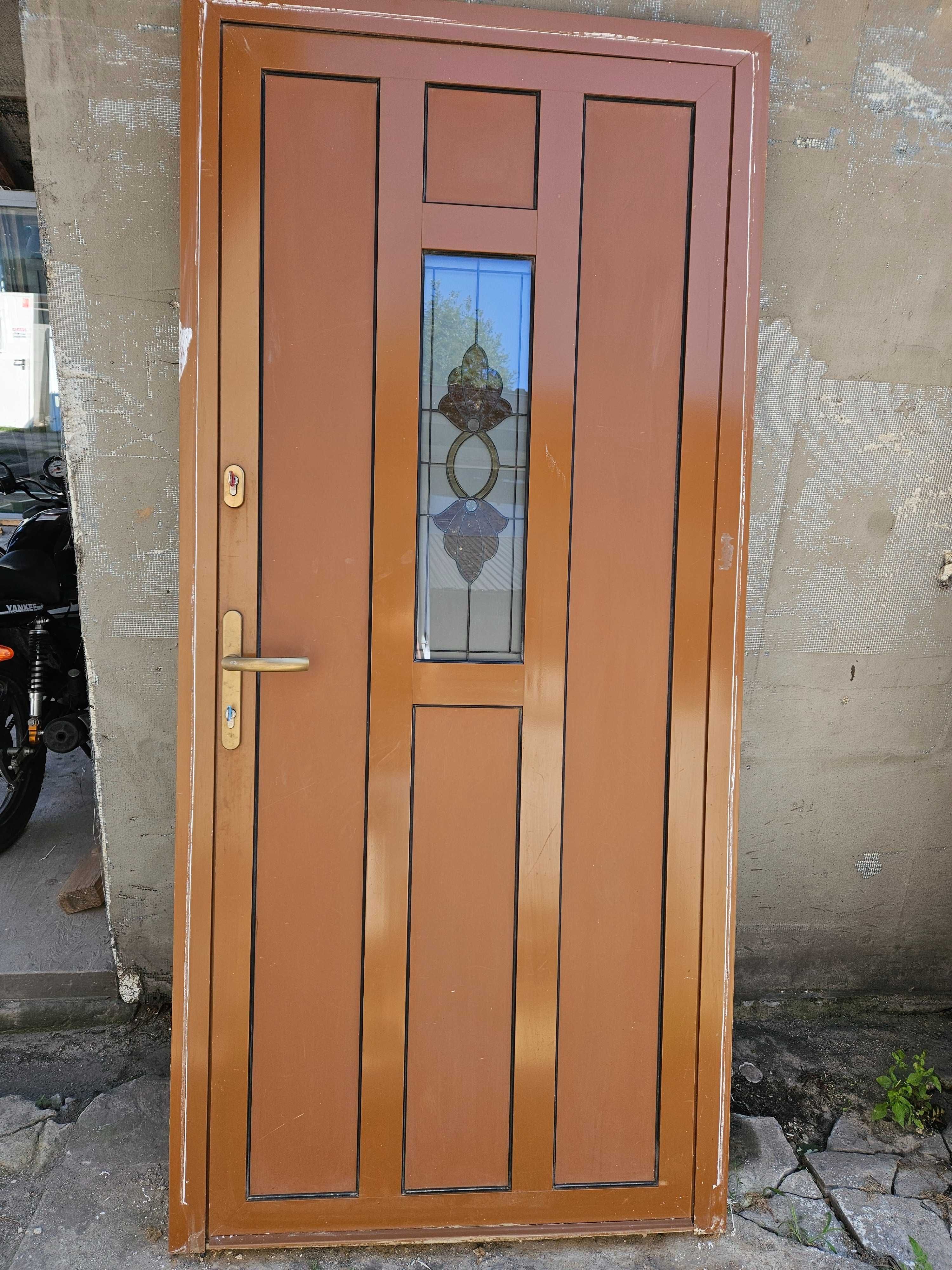 DRZWI Zewnętrzne Aluminiowe Wejściowe 102x220cm