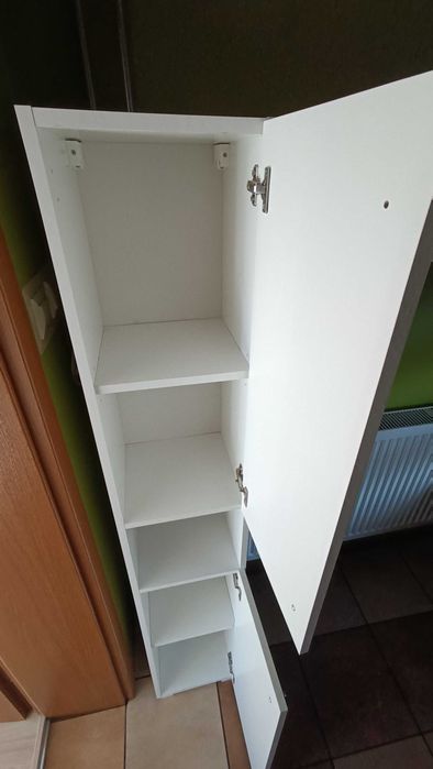 Szafka łazienkowa słupek biała