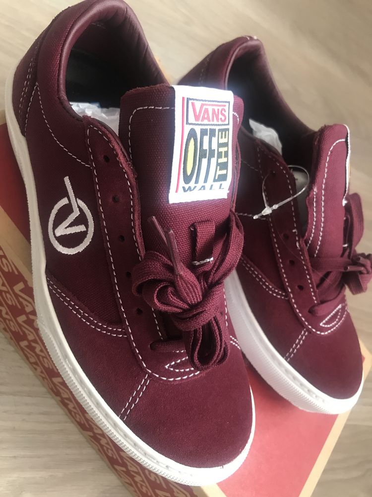 Vans buty adidasy trampki meszty burgund markowe 36,5 sneakersy