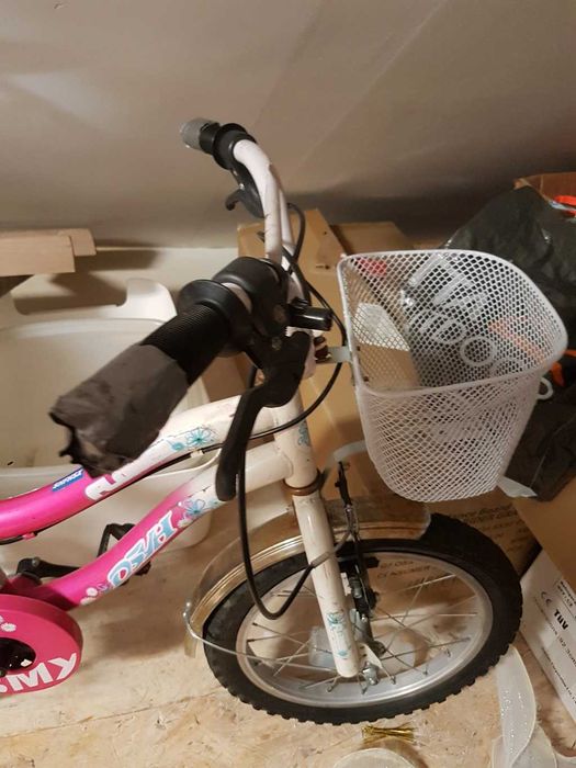 Rowerek dziecięcy dla dziewczynki z koszyczkiem -16 cali