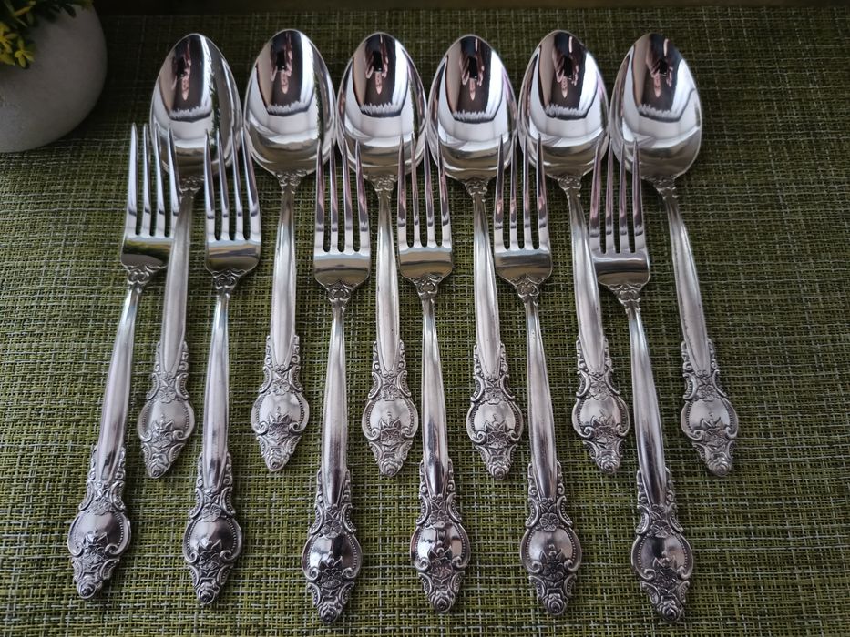 Вилки и ложки столовые мнцСССР Троянда