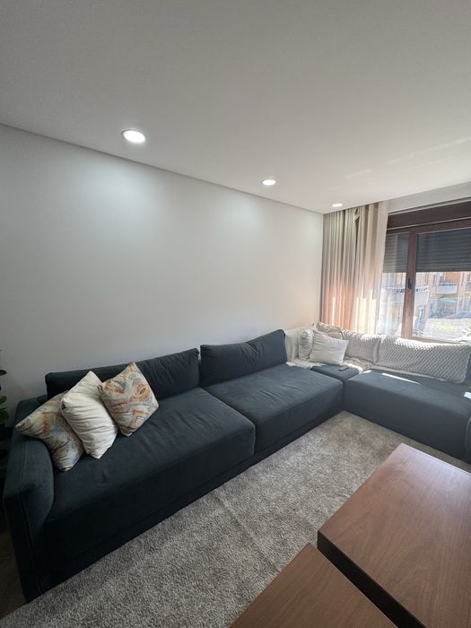 Sofa 3.50 meteos com puff