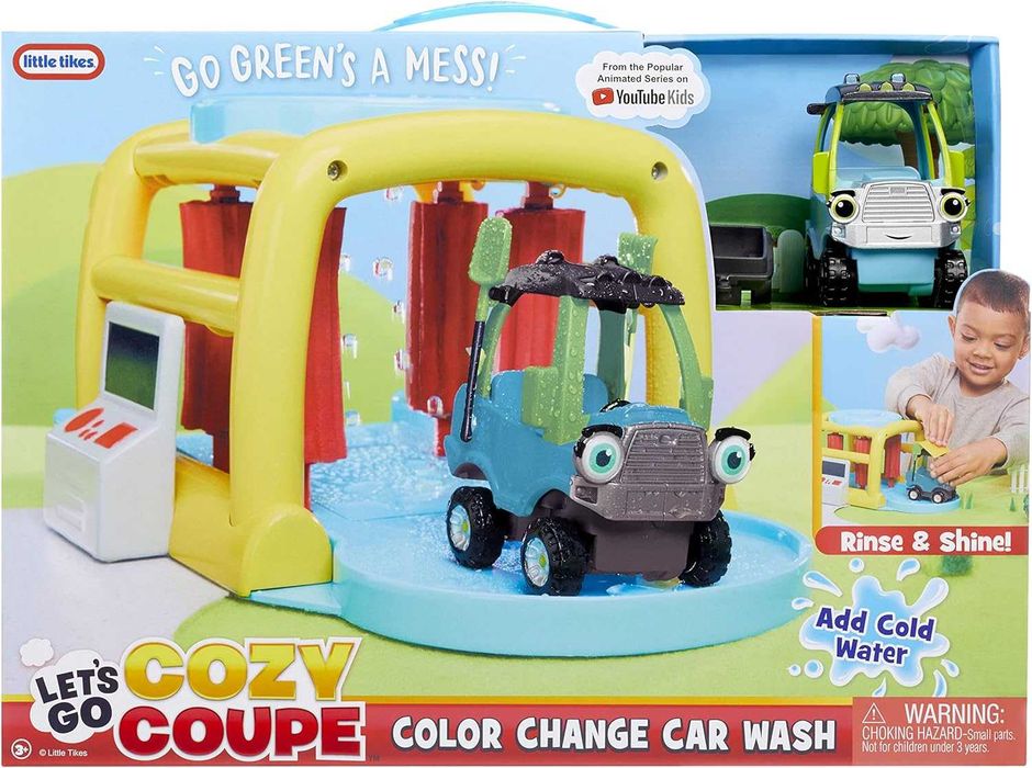 Little Tikes Let´s Go Cozy Coupe автомийка зі зміною кольору