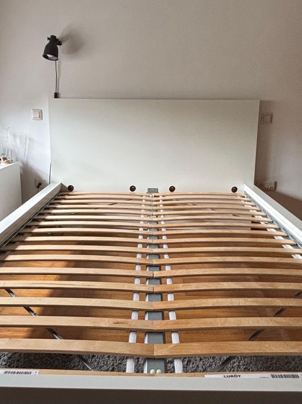 Cama casal branco