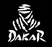 DAKAR - 14cm x 12cm - naklejka na auto ścianę quad laptop motor kamper
