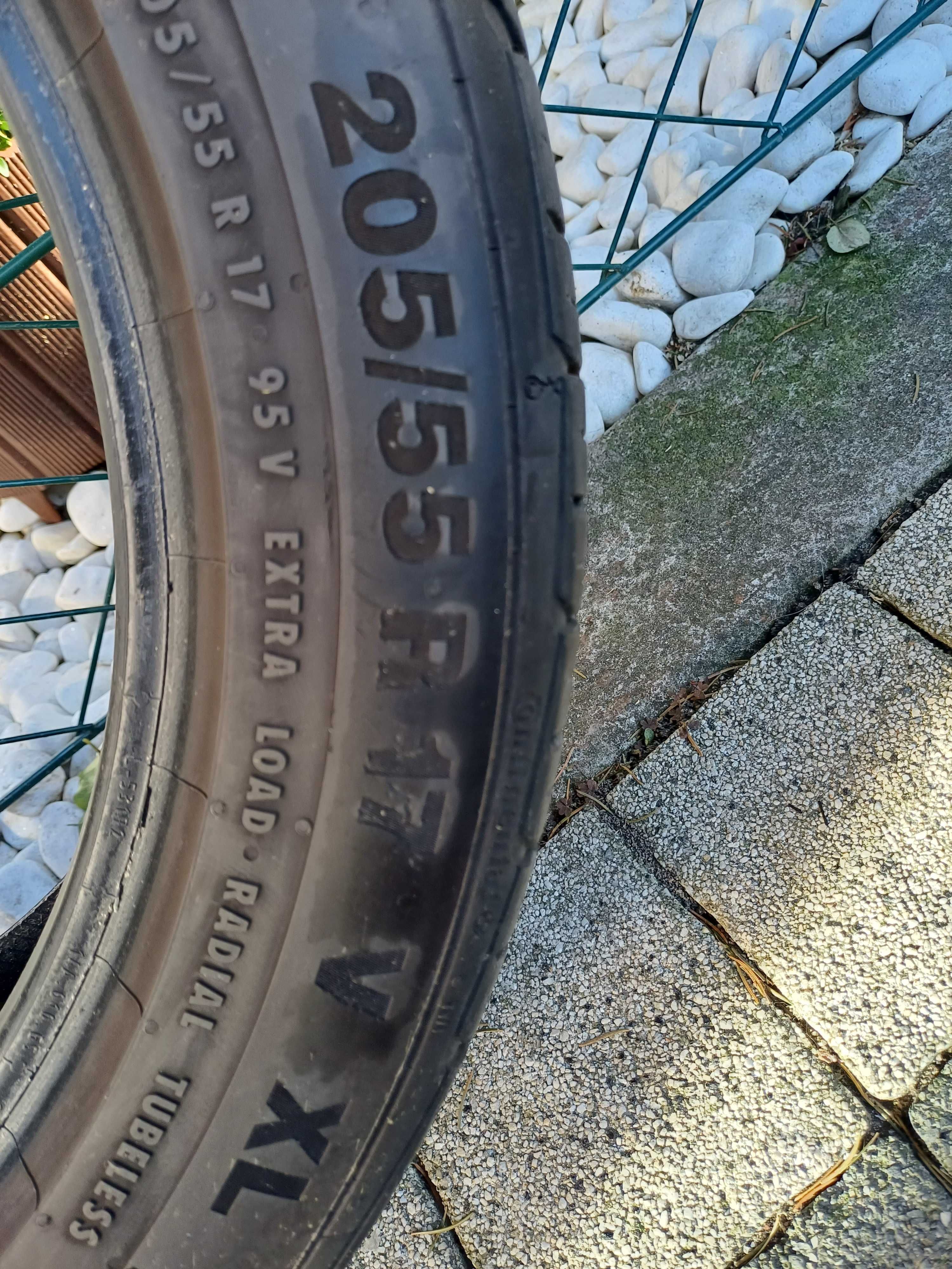 Opony letnie Continental 3 szt   205/55 R17  .