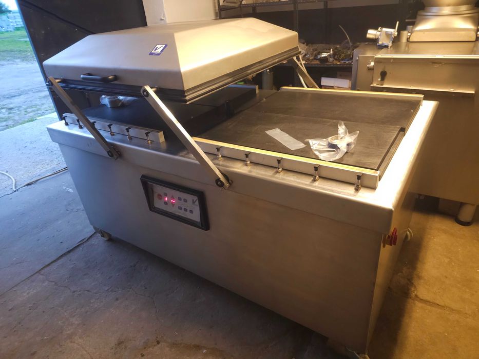 Pakowarka próżniowa dwukomorowa z gazowaniem INTERVAC XL,pompa 300m³/h