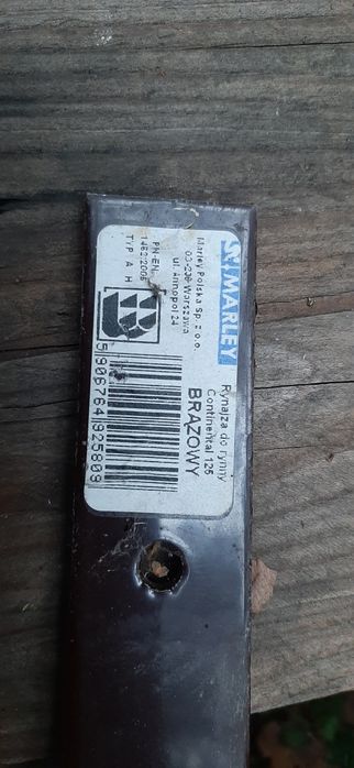 Rynajza uchwyt do rynny Marley Continental 125 brązowy