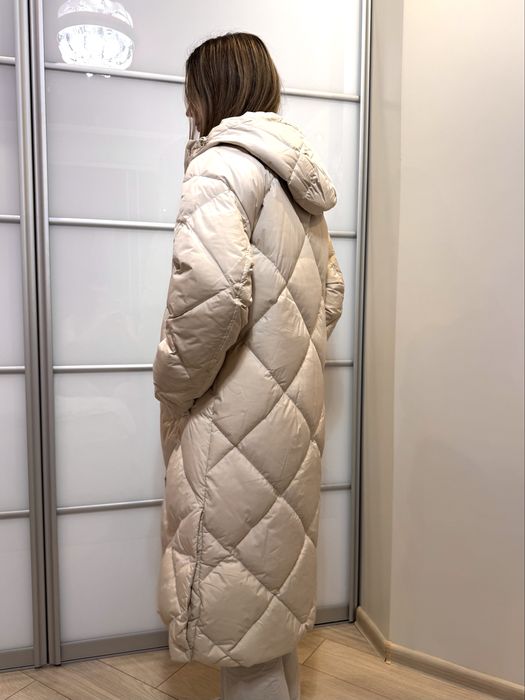 Пуховик Zara в ромб