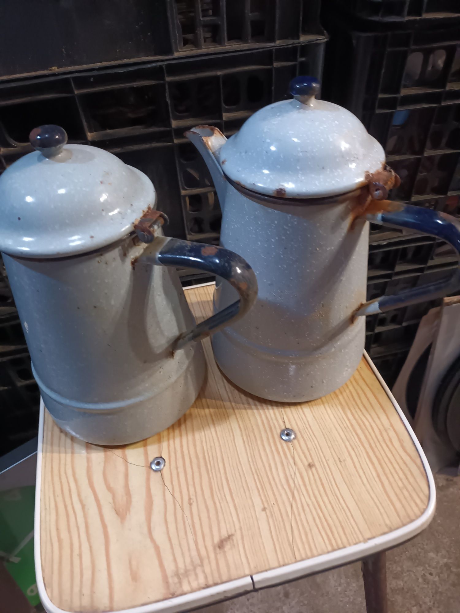 Cafeteiras em esmalte