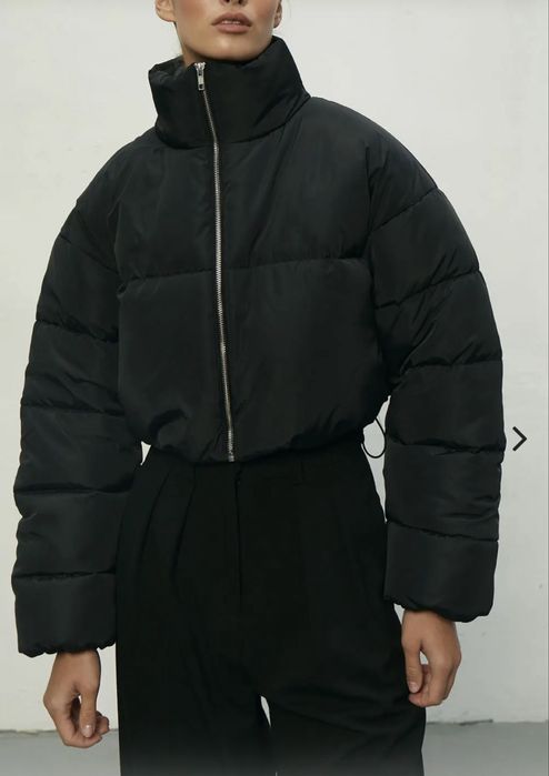 Вкорочена куртка пуфер від укр. бренду PAPAYA