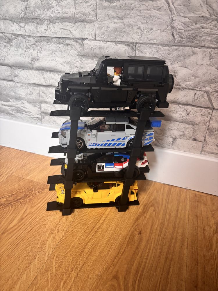Garaż na 4 auta LEGO Speed Champions