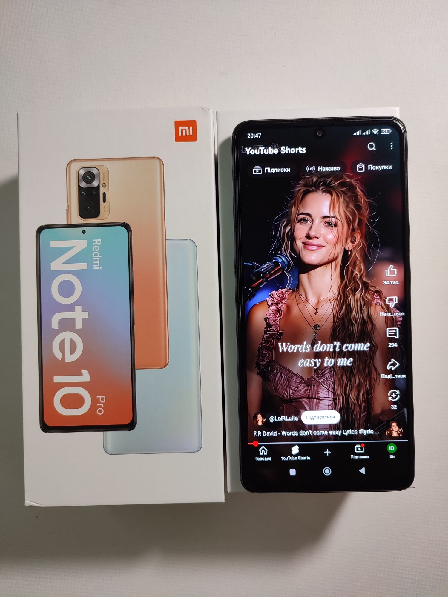 Xiaomi redmi note 10 Pro, 6/64Gb, NFC
