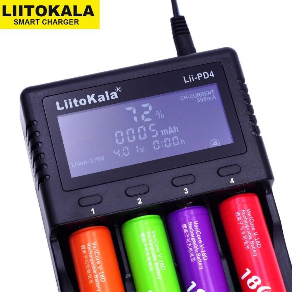 Lii-PD4 - умное зарядное устройство для аккумуляторов от Liitokala
