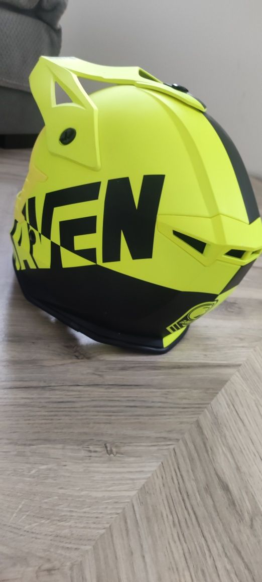 Kask cross Raven Airborne r. L i gogle 100%