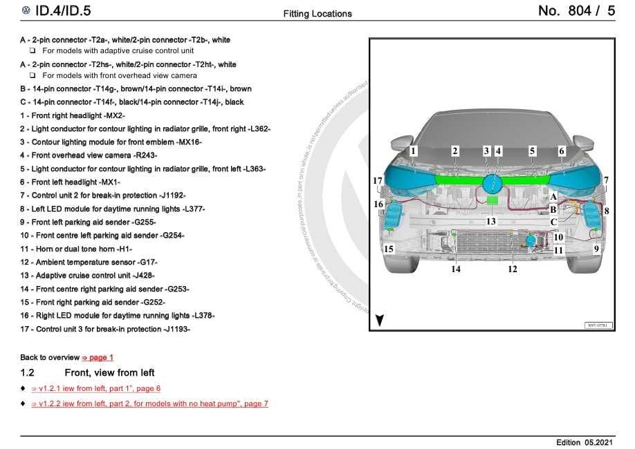 Volkswagen ID3  ID4 ID5 EWD с 2020 service manual ,схемы