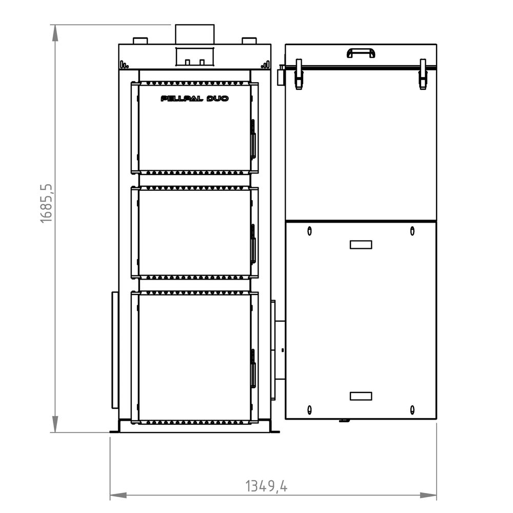 Kocioł na Pellet 35 KW - 5 KLASA ECODESIGN A+ dotacja