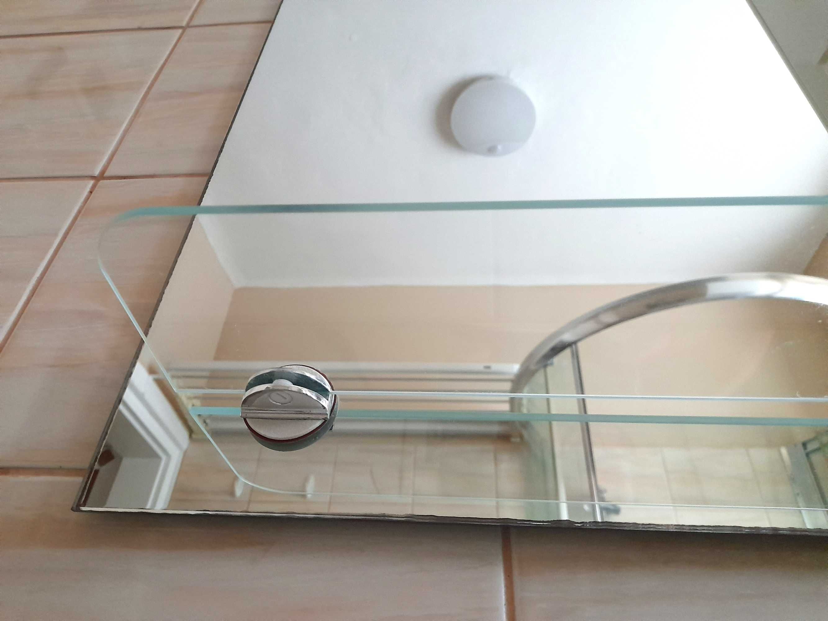 Lustro Toaletka z półką szklaną