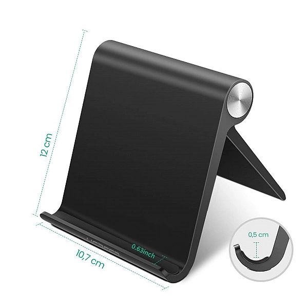 Ugreen biurkowy stojak podstawka uchwyt na telefon czarny LP115, 50748