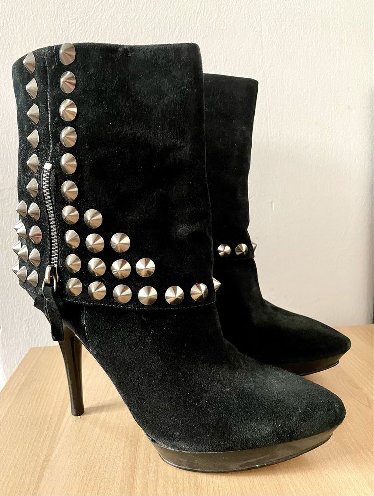 Czarne botki Nine West 39,5 nowe