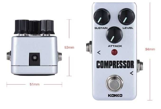 Pedal Compressor, Pedal Phaser (novos)