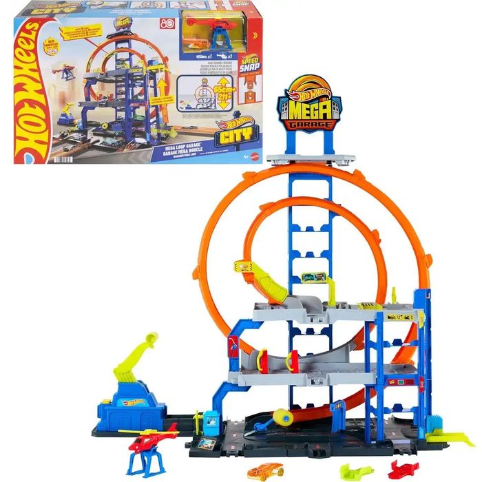 Трек Хот Вилс Сити Гараж с мега петлей Mega Loop Garage