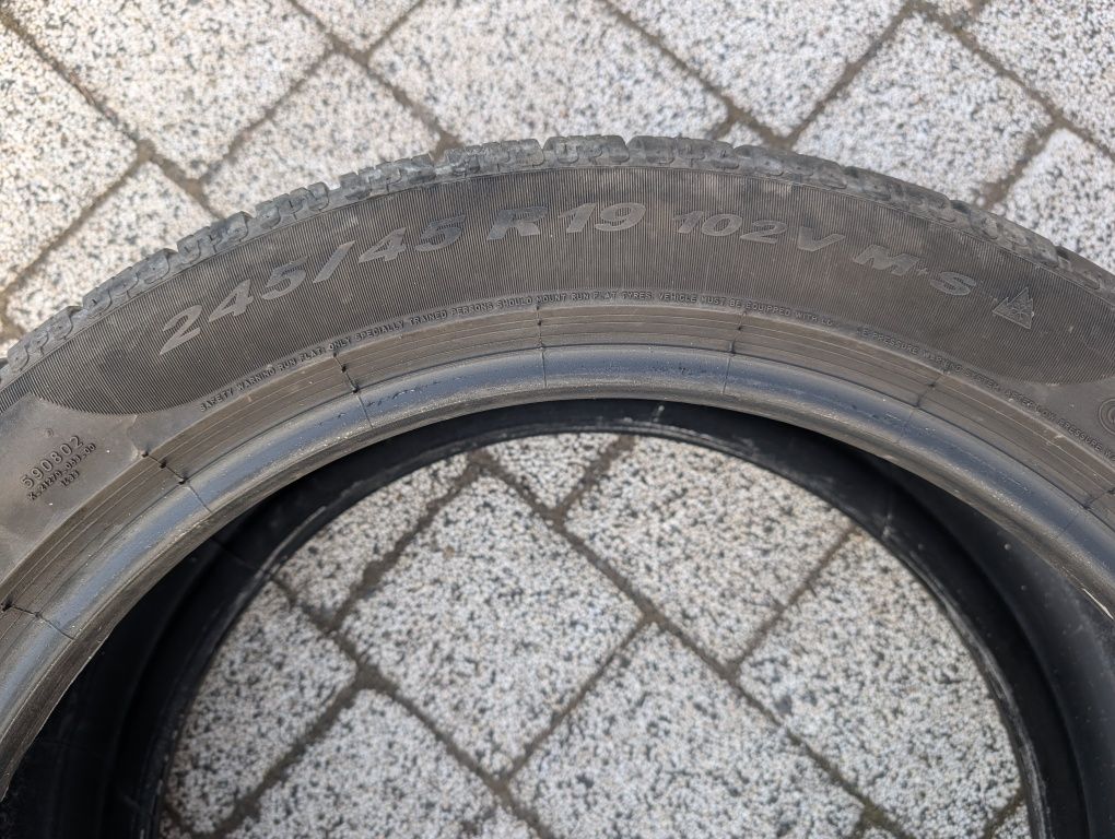 2 opony zimowe Pirelli Sottozero Serie II runflat 245/45/19 garażowane