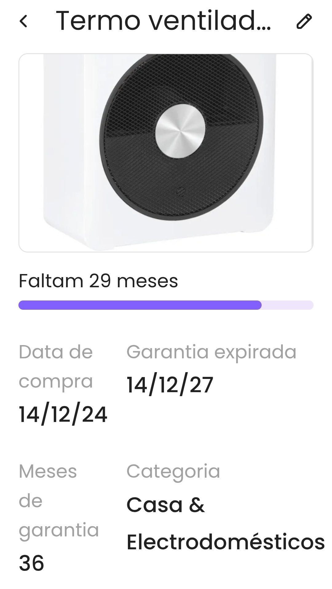 Termo ventilador Cerâmico