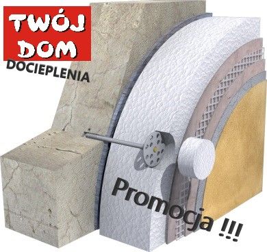 Wełna FASADOWA 10cm 0,035 Elewacyjna w płytach twarda Docieplenia