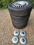 4 x Koła ZIMOWE VW T5  / 5x120 ET51  205/65/16 - 8 mm !