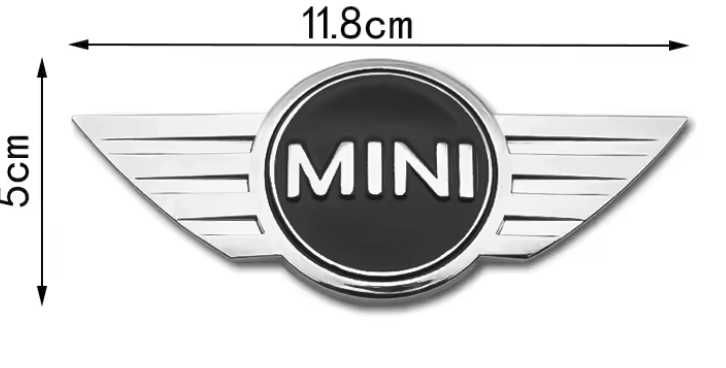 logo emblema mini traseira